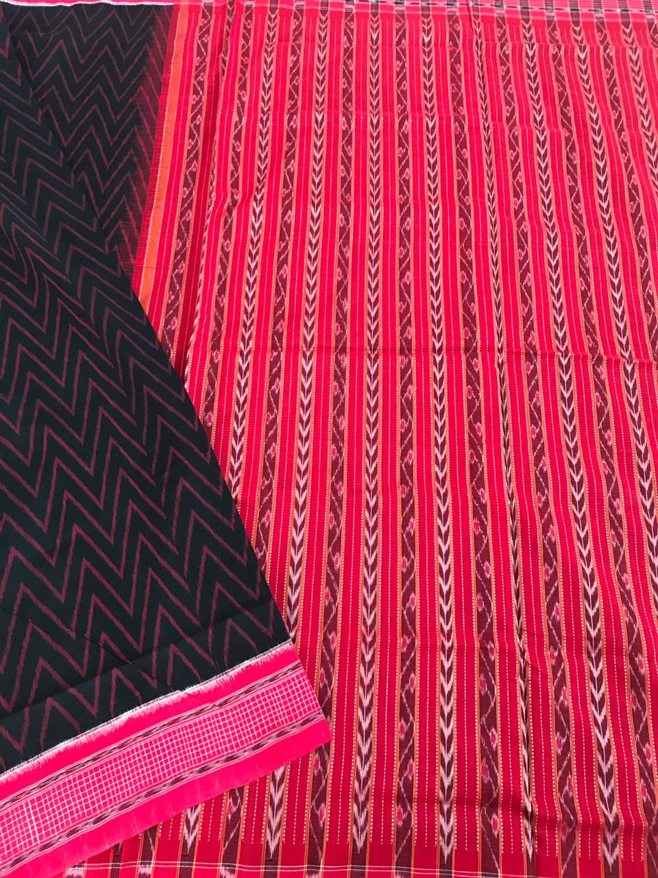 red-and-black-ikkat-02 Sambalpuri Ikat